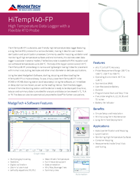 Thumbnail of document Data Sheet - HiTemp140-FP Flexible Probe Temperature Data Logger